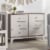 Little Seeds Rowan Valley Flint 6 Drawer Dresser, Solid Wood Angled Feet Perspective: back