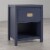 Little Seeds Monarch Hill Haven Kids' 1 Drawer Nightstand, Navy with Gold Drawer Pull Perspective: back