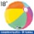 Summer Beach Ball Helium Filled Balloon Perspective: back