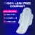 Always Ultra Thin Pads with Wings Overnight Absorbency Size 4 Unscented Perspective: back
