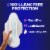 Always Maxi Pads with Wings Overnight Absorbency Size 4 Unscented Perspective: back