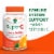 Vicks Super C Vitamin C Citrus Flavored Gummies Perspective: back
