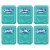 Oral-B Glide All-in-One Dental Floss, Brilliance Blast, 44 m (Pack of 6) Perspective: back