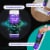 Swiffer PowerMop Floor Cleaning Solution with Unstopables Fresh Scent, 25.3 fl oz, 2 Pack Perspective: back