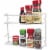 Grayline® Spice Rack - White Perspective: back
