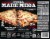 Banquet Mega Pizza Double Stuffed Pepperoni Frozen Pizza Slices Perspective: back