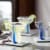 Libbey Blue Ribbon Stemless Margarita Glasses Set Perspective: back