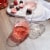 Libbey Hammered Base All-Purpose Stemless Wine Glasses Perspective: back