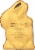 Godiva Milk Chocolate Spring Foil Bunny Easter Candy Perspective: back