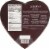 Godiva Assorted Belgium Chocolate Heart Valentine Candy Gift Box Perspective: back
