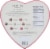 Godiva® Chocolatier Goldmark Assorted Valentine's Candy Heart Gift Tin Perspective: back