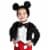 Mickey Mouse Deluxe Costume (4 - 6) Perspective: back