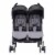 Evenflo MinnoTwin Double Stroller - Glenbarr Grey Perspective: back