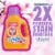 Arm & Hammer™ Orchard Bloom™ 2 in 1 Liquid Laundry Detergent Plus Softener Perspective: back