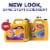 Arm & Hammer™ Fresh Burst™ With Odor Blasters™ Plus Oxi Clean™ Liquid Laundry Detergent Perspective: back