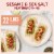 Wasa Sesame & Sea Salt Wholesome Oven-Baked Non-GMO Flatbread Thins Perspective: back