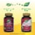 Nature’s Way Brain Fuel With Clinically Studied Cognigrape Vitamins B6 B12 Grape Flavored Gummies Perspective: back