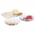 BIA Cordon Bleu Debossed Cheese Plates Set - White Perspective: back