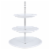 BIA Cordon Bleu 3-Tier Porcelain Cake/Serving Stand - White Perspective: back