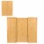 Danesco Eco-friendly Bamboo Expandable Drawer Organizer Perspective: back