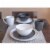 BIA Cordon Bleu Serene Salad Plate Set - Black Perspective: back