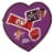 HERSHEY'S KIT KAT® and REESE'S Chocolate Valentine Candy Gift Box Perspective: back