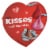HERSHEY'S KISSES Milk Chocolate Valentine Candy Gift Box Perspective: back