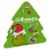 HERSHEY'S KISSES Grinch Milk Chocolate Christmas Candy Gift Box Perspective: back