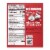Hershey's Sweet Exchange Milk Chocolate Kisses Candy Valentine Perspective: back
