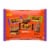 REESE'S Assorted Milk Chocolate Snack Size Peanut Butter Shapes Halloween Candy Jumbo Bag Perspective: back