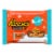 REESE'S Caramel Milk Chocolate Snack Size Peanut Butter Cups Christmas Candy Bag Perspective: back
