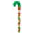 REESE'S Miniatures Milk Chocolate Peanut Butter Cups Christmas Candy Plastic Cane Perspective: back