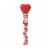 HERSHEY'S KISSES Milk Chocolate Valentine Candy Plastic Cane Perspective: back