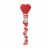 HERSHEY'S KISSES Milk Chocolate Valentine Candy Plastic Cane Perspective: back