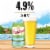 Leinenkugel's Lemon Haze IPA Hoppy Beer Craft IPA Perspective: back