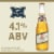 Miller High Life Light Beer, American Style Lager 4.1% ABV Cans Perspective: back