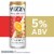 Vizzy Mimosa Strawberry Orange Hard Seltzer Perspective: back