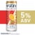 Vizzy Mimosa Strawberry Orange Hard Seltzer Perspective: back