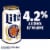Miller Lite American Pilsner Light Lager Beer Perspective: back