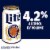 Miller Lite American Pilsner Light Lager Beer Perspective: back