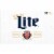 Miller Lite American Pilsner Light Lager Beer Perspective: back