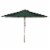 Bond Shade Factory 9 Ft. Wooden Double Pulley Green Market Umbrella Y99153 Perspective: back