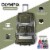 Olympia 22 Inch 8 Pocket Rolling U Shape Duffel Bag w/ Retractable Handle, Green Perspective: back