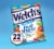 Welch's Mixed Fruits Fruit Snacks 0.8oz Pouches - 22ct Box Perspective: back