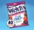 Welch's Berries n' Cherries Fruit Snacks 0.8oz Pouches - 40ct Box Perspective: back