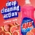 Ajax Ultra Deep Cleaning Action Grapefruit Scent Liquid Dish Soap Perspective: back
