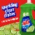 Ajax Ultra Liquid Dish Soap Vinegar and Lime Scent Sparkling Clean Dishes Perspective: back