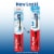 Colgate 360 Advanced Floss Tip Bristles Toothbrushes Medium Perspective: back
