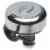 Bell® Safety Dinger 200 Chrome Bike Bell Perspective: back