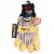 Kinco Otto Striped Men's Large Pigskin Leather Palm Thermal Insulated Work Glove Perspective: back